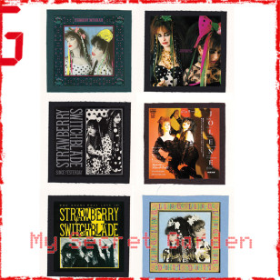 Strawberry Switchblade - Cloth Patch or Magnet Set 